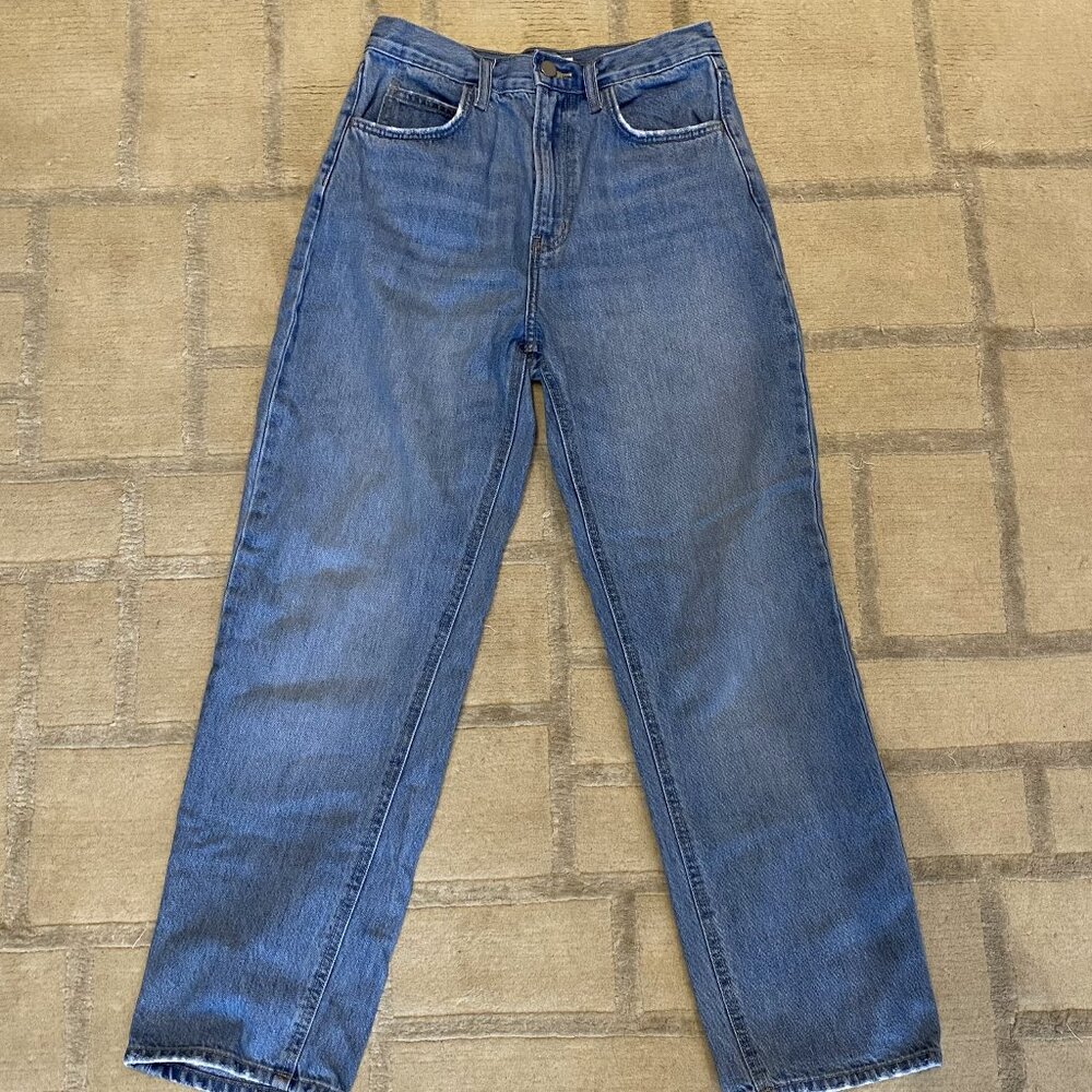 Oak + Fort High-Rise Straight Leg Jeans Size 26
